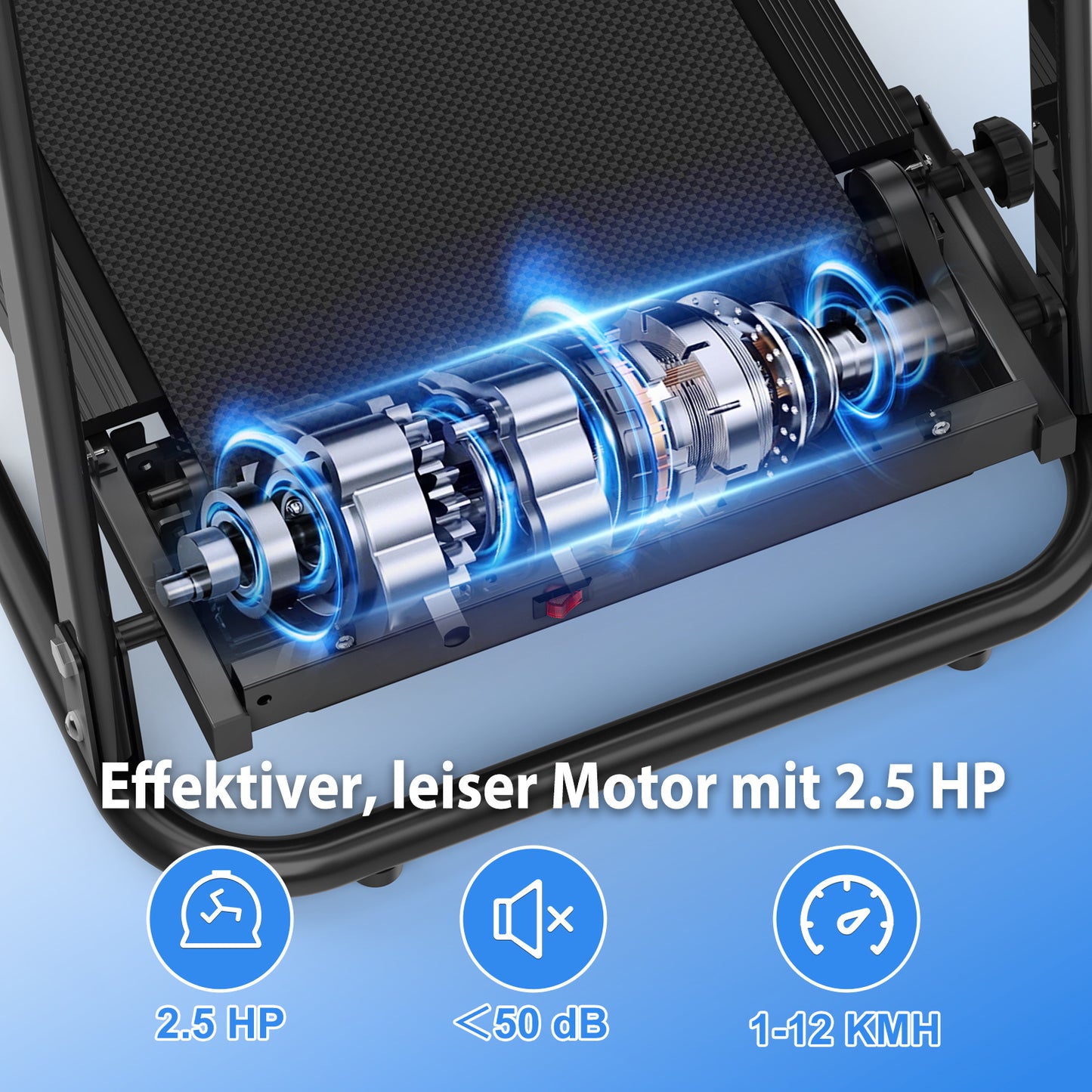 B-READY 2026 EU Home Office Desk Treadmills, Compact Desktop Treadmills With Inclined Portable Treadmills, 2-in-1 Treadmills For Walking, Running And Jogging, With A Weight Capacity Of 120KG incl. Trainings Plan Course 3 Month Weight and Fat loss 26