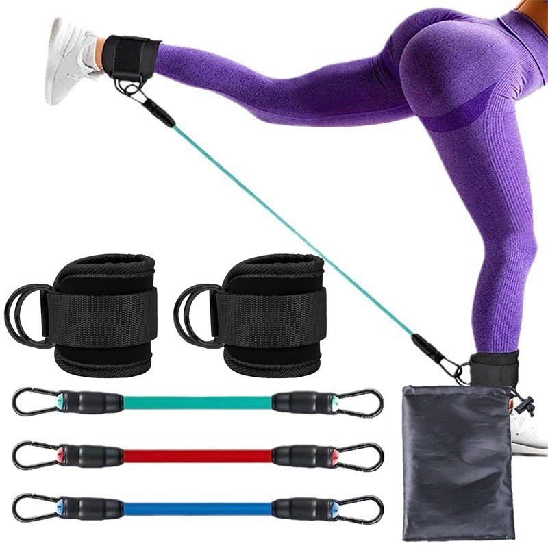 B-READY Ankle Strap Resistance Bands Hip Leg Strength Pull Rope Fitness Elastic Training Home Yoga Pilate Crossfit Workout Gym Equipment