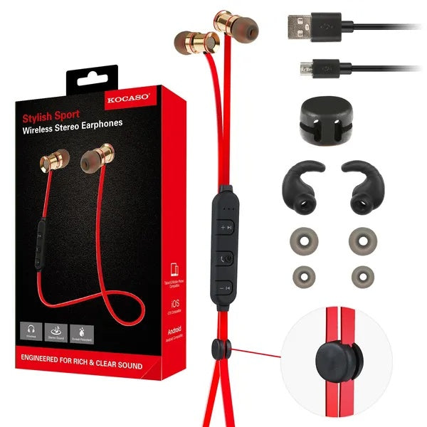 B-READY Gym Sport Headsets Kabellos V4.1 In-Ear-Stereo-Kopfhörer Schweißfeste Lauf-Ohrhörer neues Modell 2026