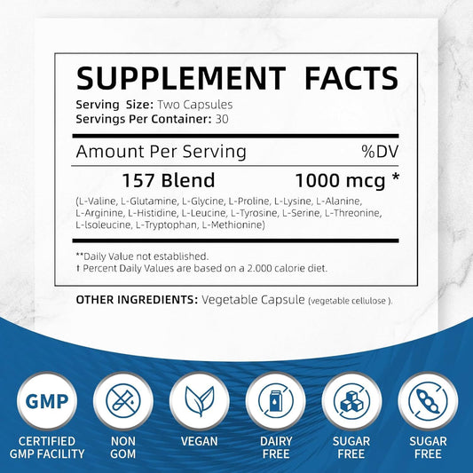 B-READY BPC-157  Supports Joint Health And Enhances Muscle Building 60 Capsules - 1000 Mcg