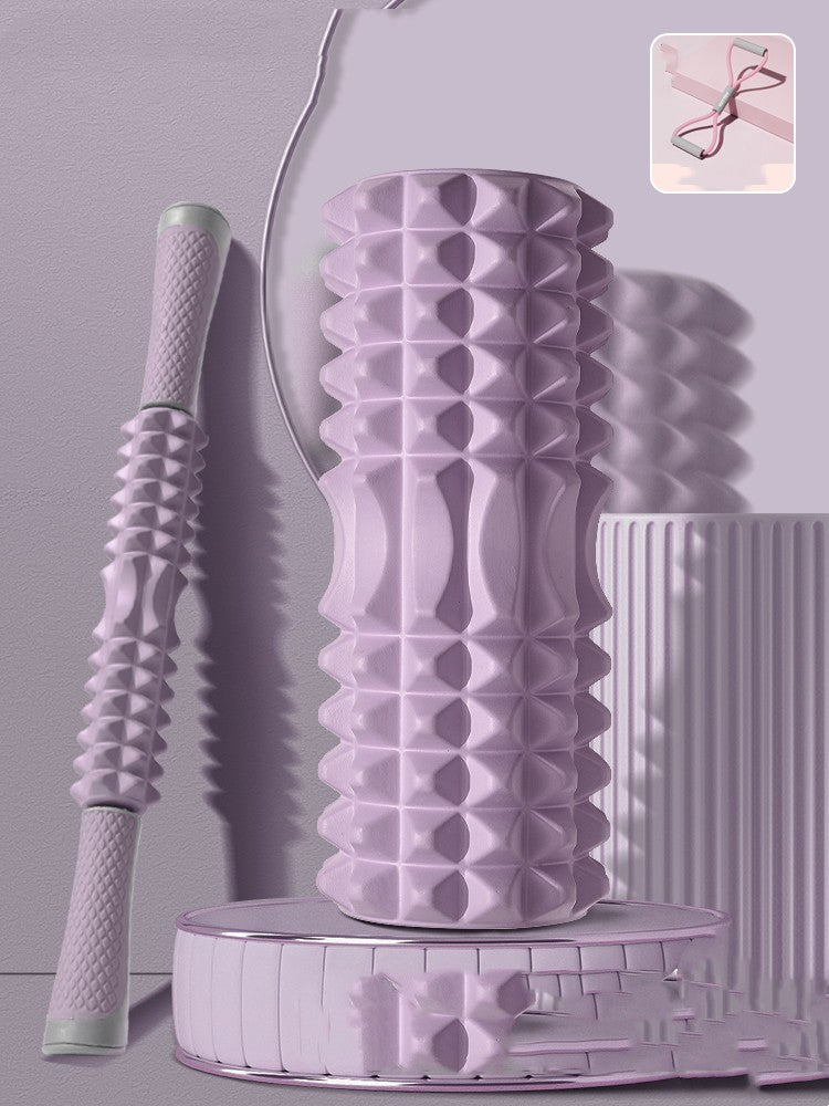 B-READY 26 Foam Shaft Roller Mace Yoga Supplies Massage Shaft Yoga Post including 12 Month Yoga Course