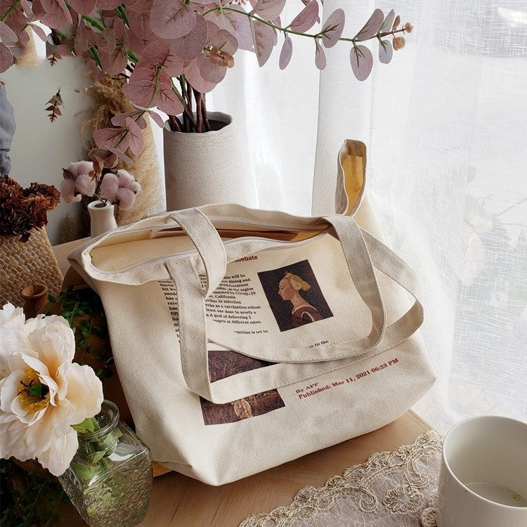 Pregnant Women's Prenatal Examination Bag Canvas Large Capacity