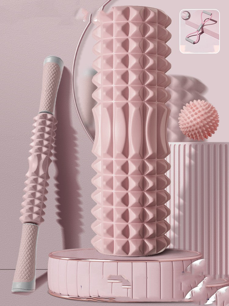 B-READY 26 Foam Shaft Roller Mace Yoga Supplies Massage Shaft Yoga Post including 12 Month Yoga Course