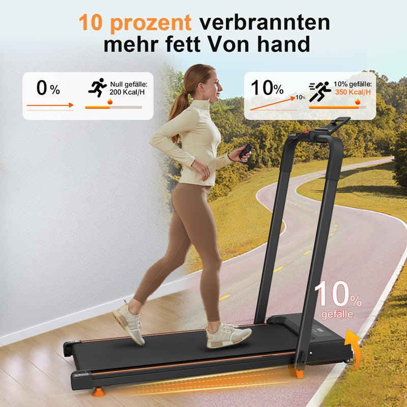 B-READY 2026 EU Home Office Desk Treadmills, Compact Desktop Treadmills With Tilted Portable Treadmills, 2-in-1 Treadmills For Walking, Running And Jogging, With A Weight Capacity Of 120KG MADE IN GERMANY