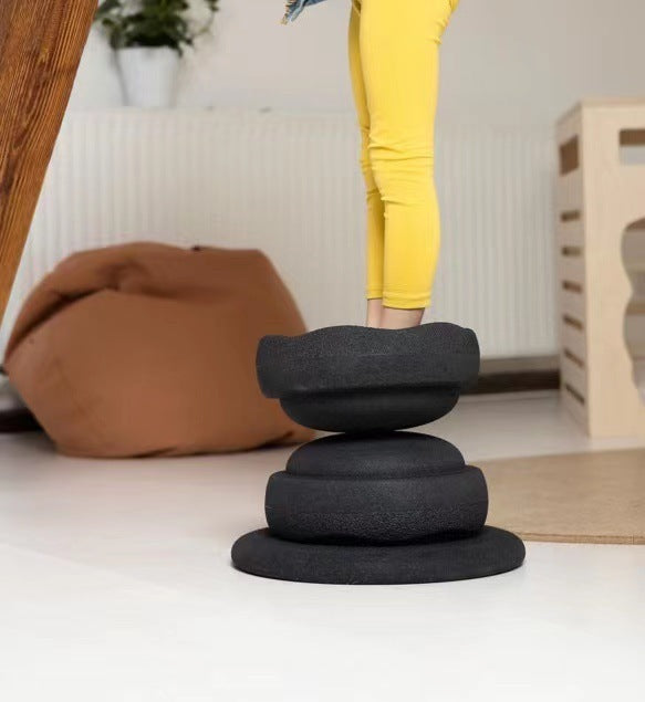 B-READY Kids Children Family Plastic Wood Surf Balance Board