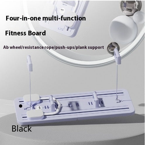 B-READY Home Multifunctional Fitness Board Flat Support Chest And Abdominal Muscle Equipment Household Abdominal Wheel Pilates