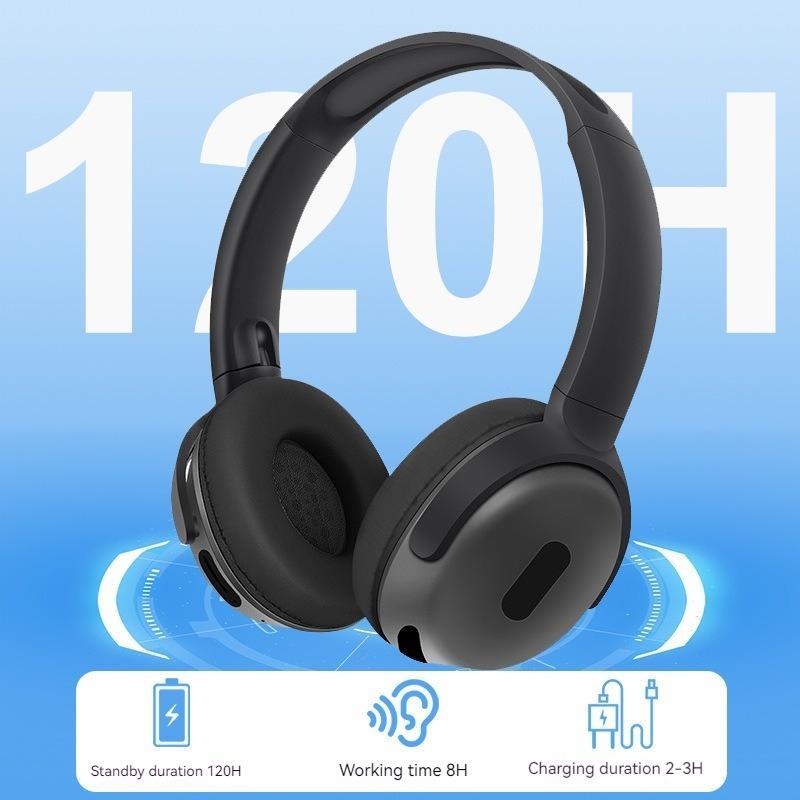 Foldable Wireless Headphones Bluetooth Sports Gym Fitness Running Earphones Hifi Stereo Noise Cancelling Headphones With Mic Over Ear Gamer Headsets