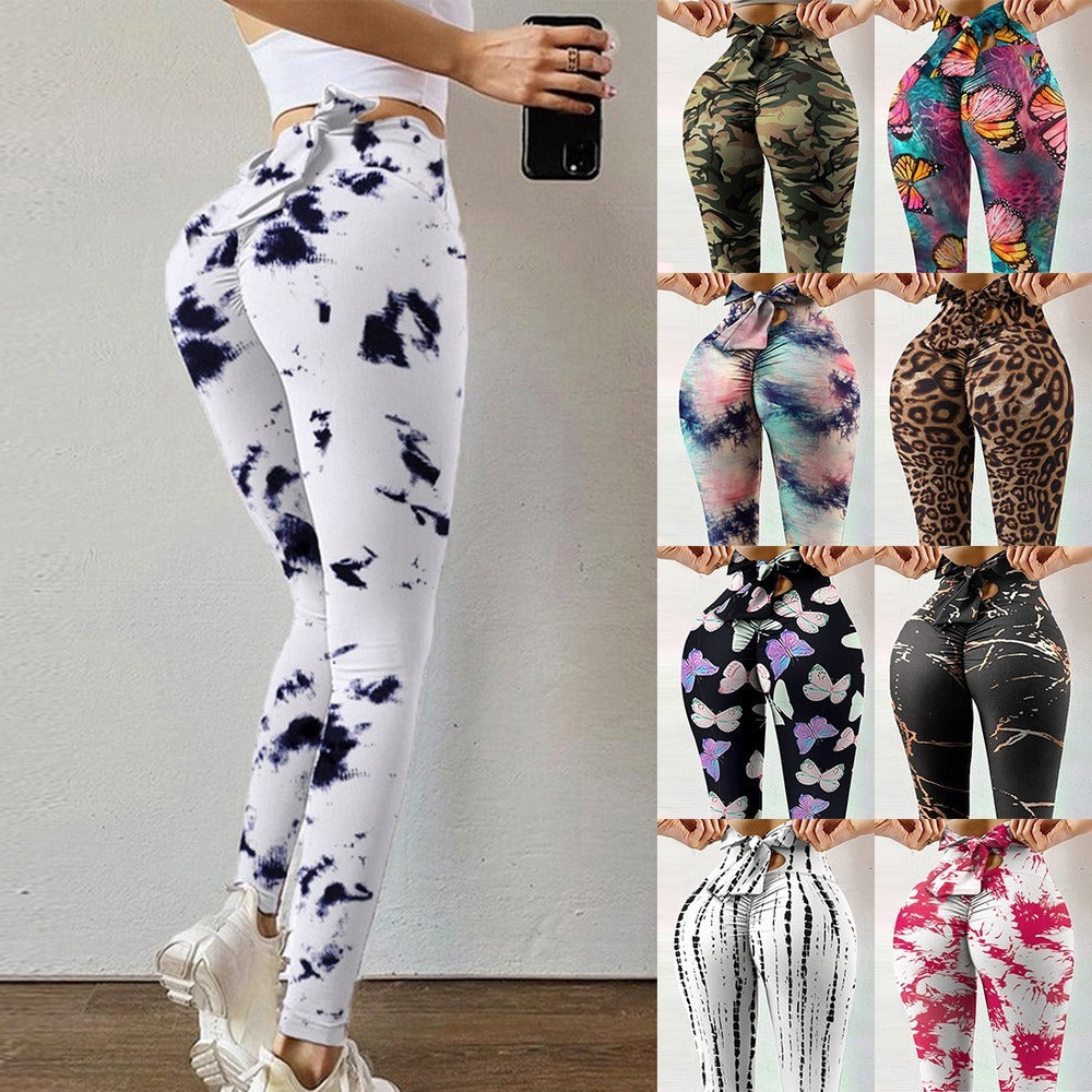 B-READY Sexy Peach Hip Hip Lifting Sport Fitness Yoga Gym Leggings