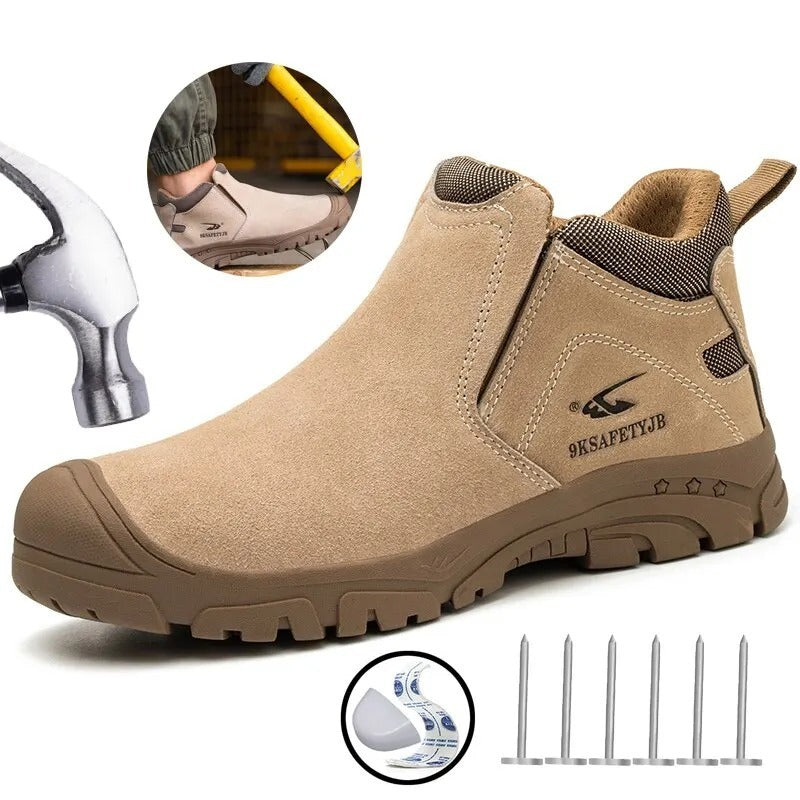B-READY modern Slip-on Steel Toe Cap Safety Shoes Attack Shield And Anti-stab B-PREPARED 2026 Gift Idea