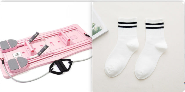 B-READY Home Four-in-one Foldable Automatic Rebound Home Exercise Abdominal Muscle Firm Abs Fitness Board incl. Trainings Course