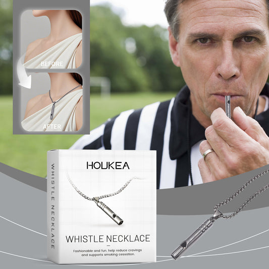 B-READY Simple And Sounding Whistle Necklace Fashionable And Elegant Lightweight Durable Anti Stress Gift idea B-PREPARED 2026