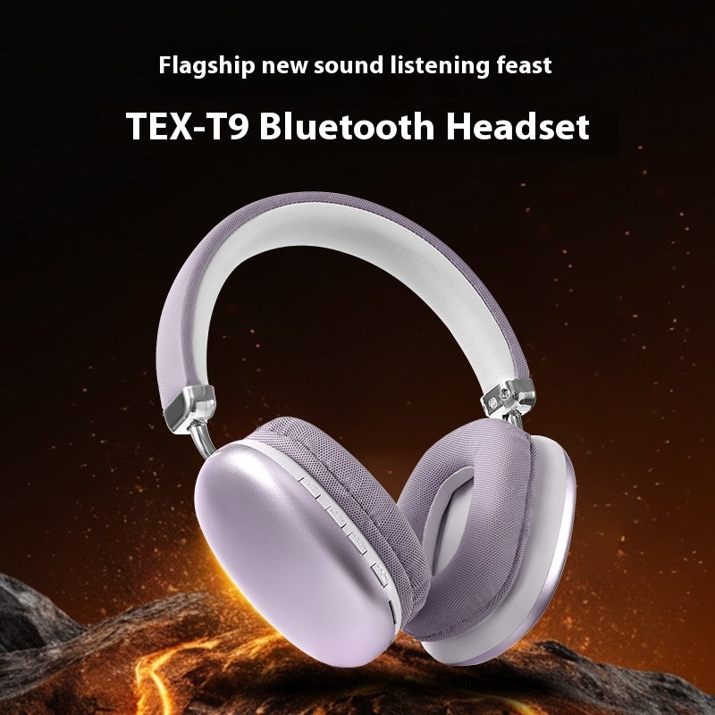 B-READY TEX-T9 Bluetooth Headset Wireless Headphone Head-mounted Sport Gym Running Fitness Bass Boost Noice Cancel