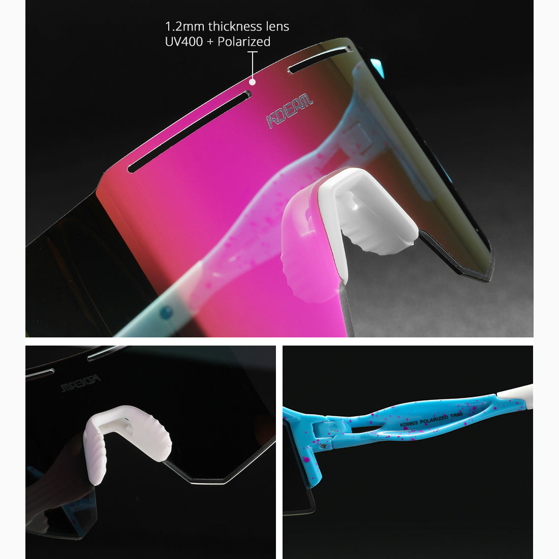 B-READY 26 Trend Outdoor Polarized Cycling Sunglasses Windproof Sunglasses Fitness Gym