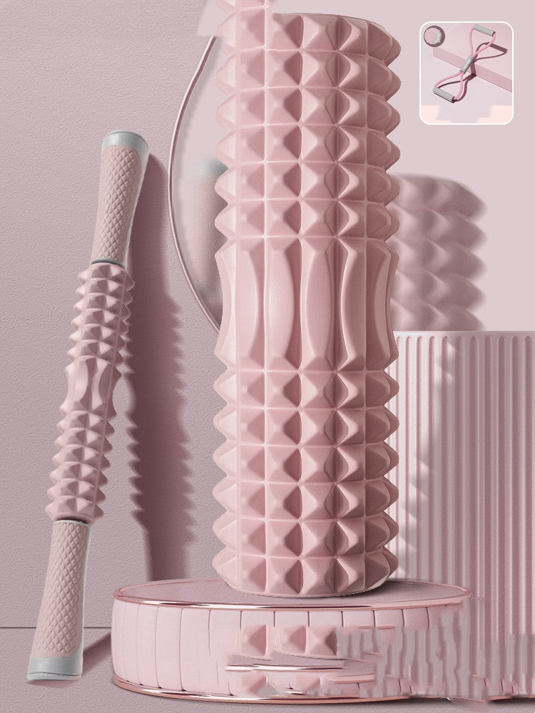 B-READY 26 Foam Shaft Roller Mace Yoga Supplies Massage Shaft Yoga Post including 12 Month Yoga Course