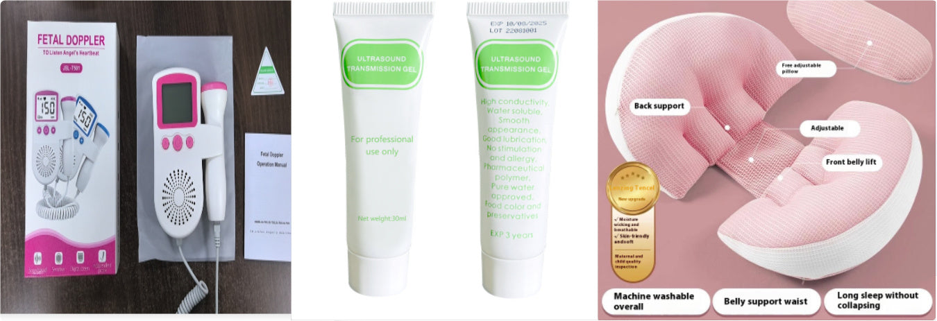 Fetaler Herzfrequenzmonitor Home Schwangerschaft Baby Fetal Sound Herzfrequenzdetektor Set