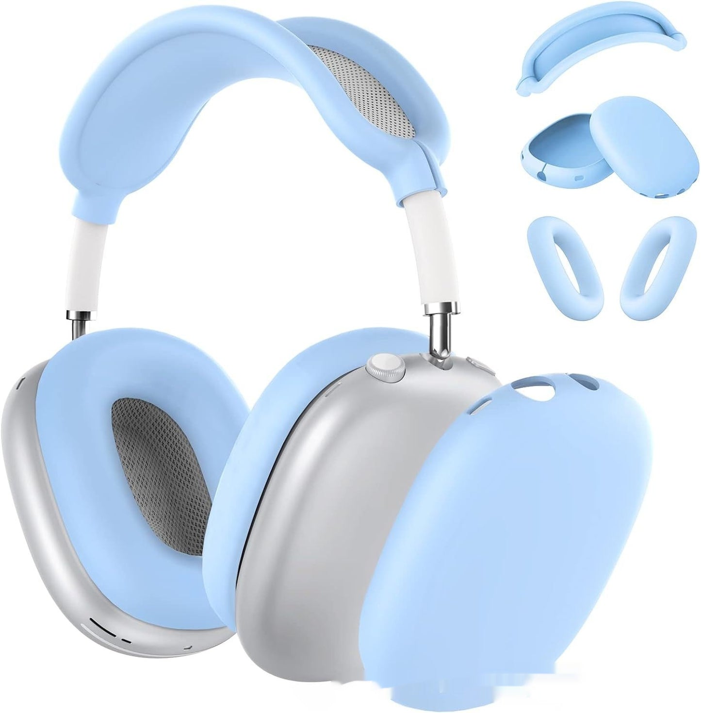 B-READY Gym Sport Running Fitness Headphone Head-mounted Bluetooth With Mic Noise-canceling Bass Boost new Model 26 Earphone Case Silicone Earphone Case Bluetooth Headphone Case Head-mounted Protective Case