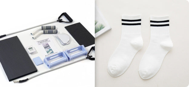 B-READY Home Four-in-one Foldable Automatic Rebound Home Exercise Abdominal Muscle Firm Abs Fitness Board incl. Trainings Course