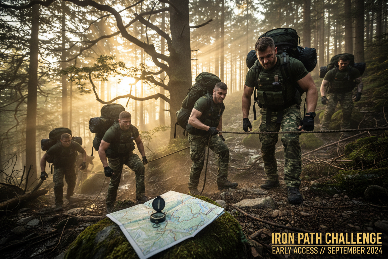 💪 GEPÄCKMARSCH TACTICAL FITNESS - Extreme Herausforderung!

Fitness &amp; Orientierung auf Bundeswehr-Niveau! Keine militärische Ausbildung, sondern pure Fitness-Challenge!

✅ Was ist enthalten:
🎒 10-100 km Marsch - Wählbare Distanz
⚖️ Rucksack 5-15 kg - Gewicht nach Level
🗺️ Karte &amp; Kompass - Navigation ohne GPS
⏱️ Zeitfenster - Realistische Challenges
🏆 Teamwertung - Gemeinsam stark
📊 Performance-Tracking - Deine Leistung
🏅 Finisher-Medaille - Tactical Design
📜 Zertifikat - Leistungsnachweis