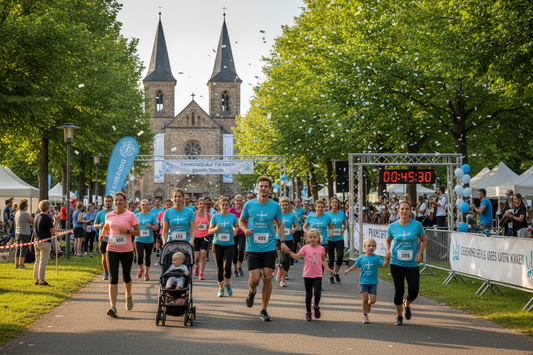 Kirchengemeinde Charity Run Event mit Familien